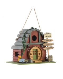 VINTAGE WINERY BIRDHOUSE